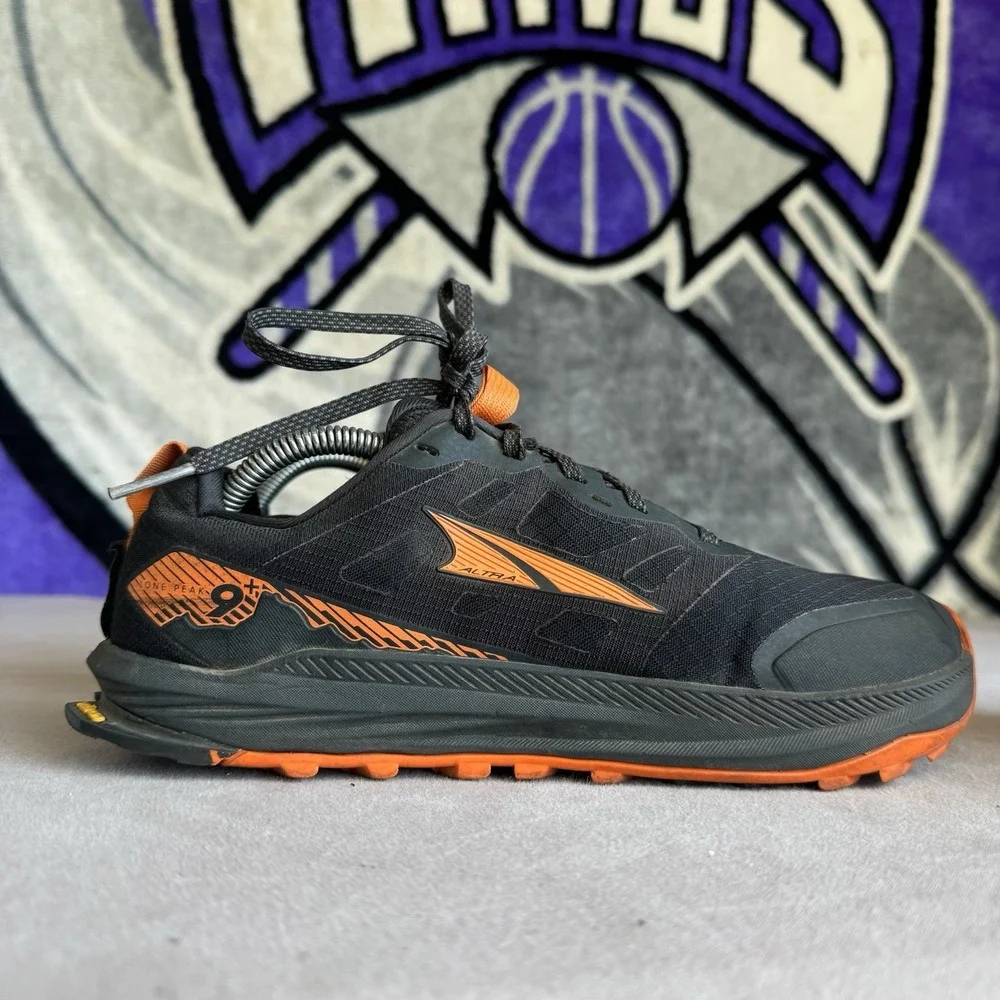 Size 8.5 - Altra Lone Peak 9 GTR BLACK AL0A85RG013 VIBRAM Mens Shoes